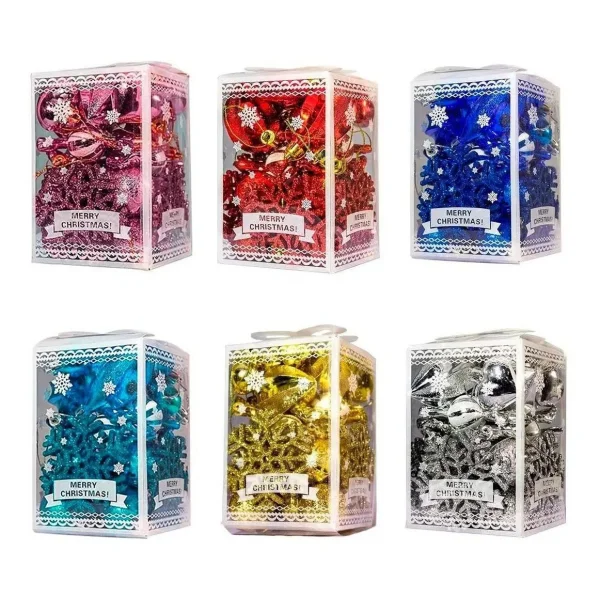 Adornos Navideños Set Decoracion 26u Surtido Navidad Bolas
