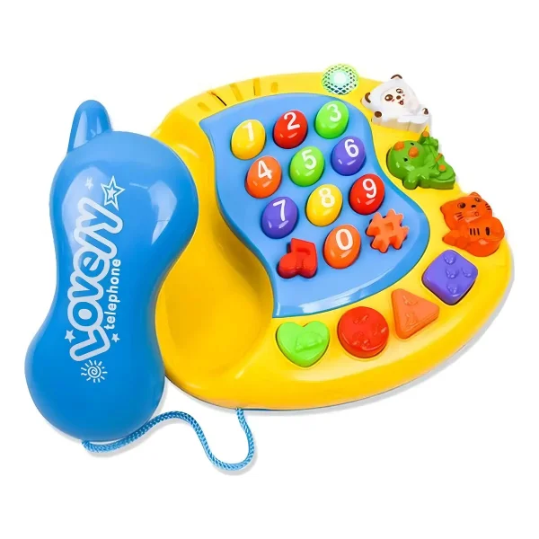 Telefono Juguete Interactivo Luces Sonidos Bebes