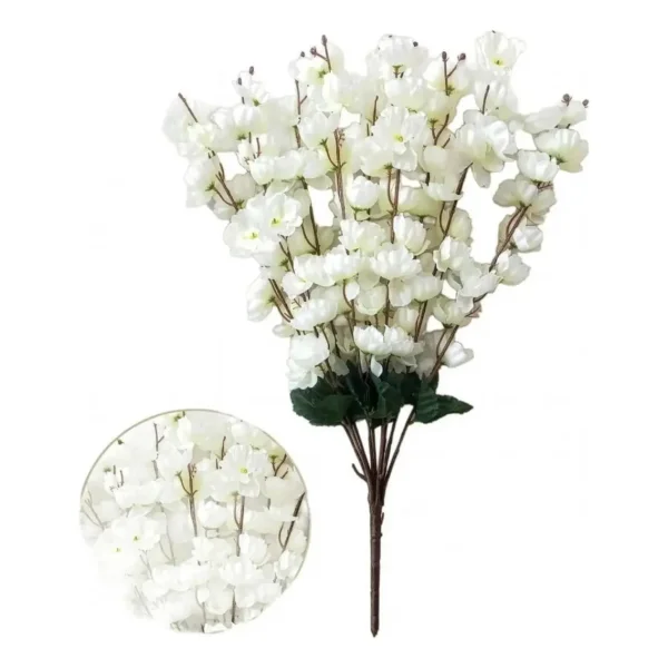 Flores Artificiales Ramo Cerezos Decoracion