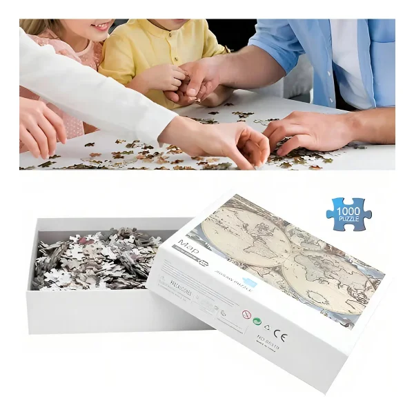 Puzzle Rompecabezas 1000 Pzs Mapamundi Antiguo