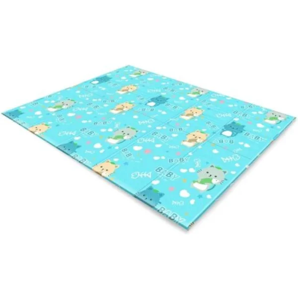 Alfombra Antigolpes Reversible Bebe Plegable 120x180cm