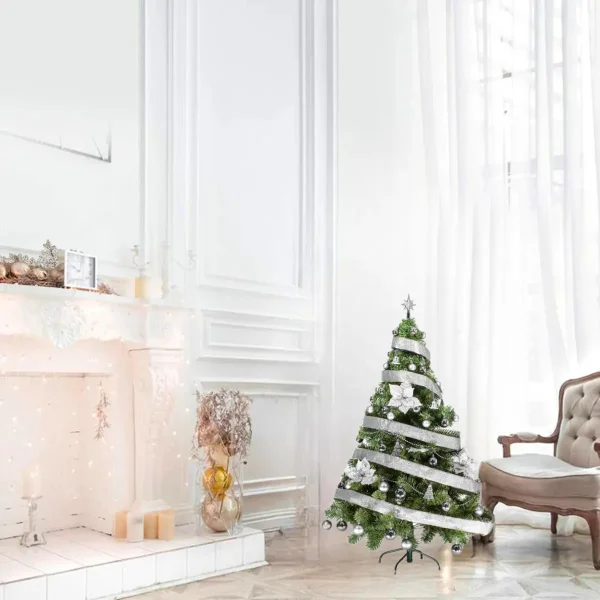Arbol De Navidad Tronador Lujo 1,50mts Con Adornos Kit X40