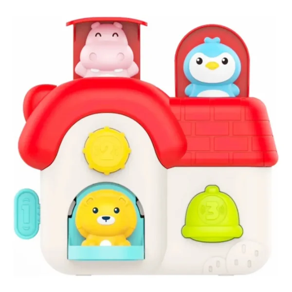 Juguete Interactivo Casa Pop Up Animales Botones Bebe