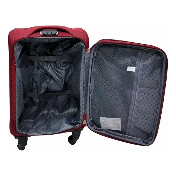 Valija Semi Rigida 24 Pulgadas Expandible Mediana Tela Viaje