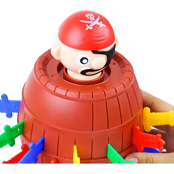 Juego De Mesa Barril Pirata Saltarin Plastico