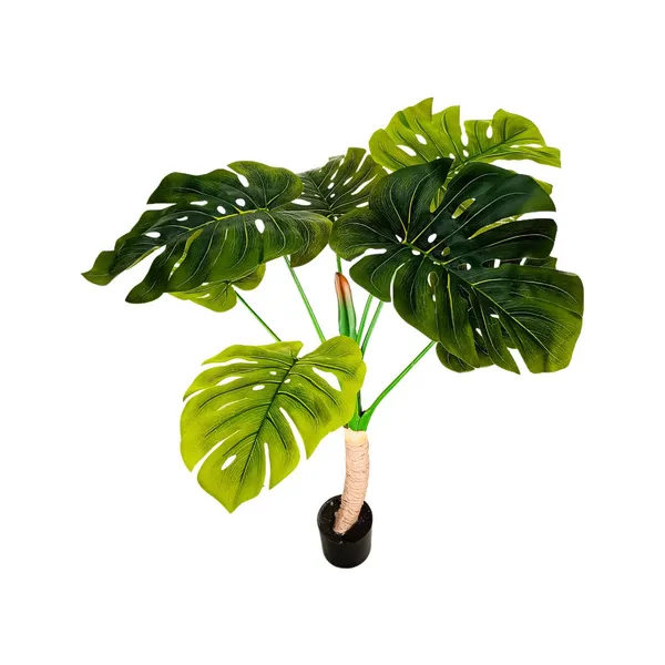 Planta Artificial Grande Monstera 115cm Deco Premium Color Verde