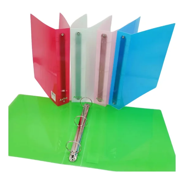 Carpeta Escolar Transparente Numero 3 Avios Colores N3