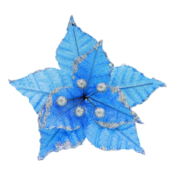 Flor 20cm Para Arbol De Navidad Adornos Decoracion