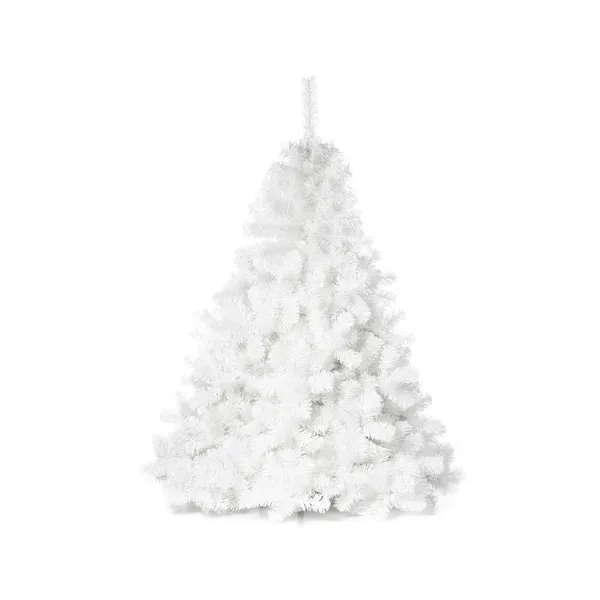 Arbol De Navidad Extra Lujo Patagonia Blanco 1,30 Mts Con Base Metálica