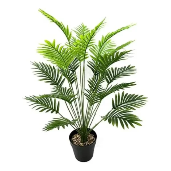 Planta Artificial Grande Palmera Areca 125cm Decorativa Verde