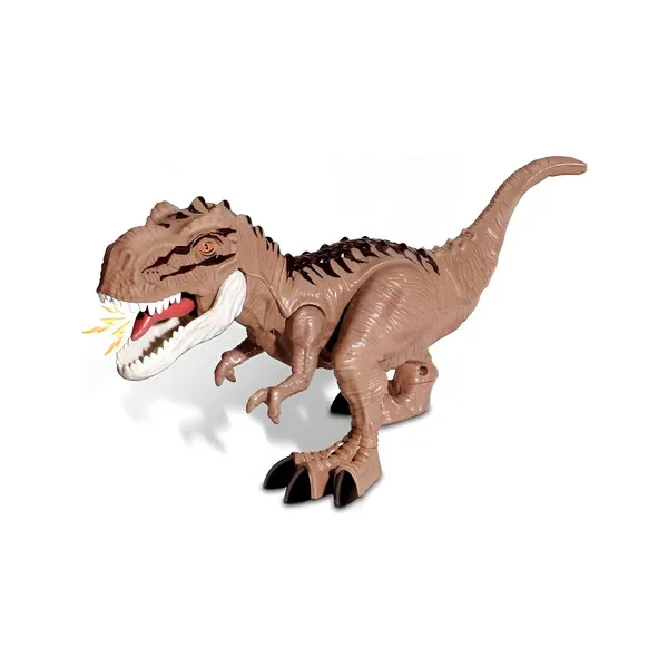 Muñeco Dinosaurio T-rex Juguete Articulado Con Luz Y Sonido