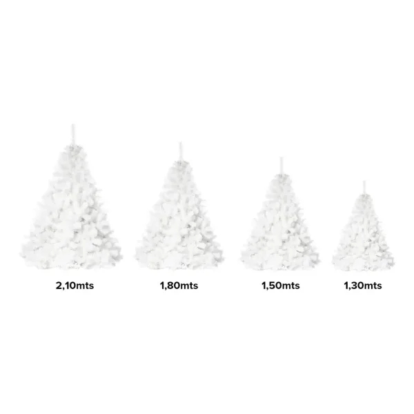 Arbol de Navidad Extra Lujo Patagonia Blanco 1,80mts