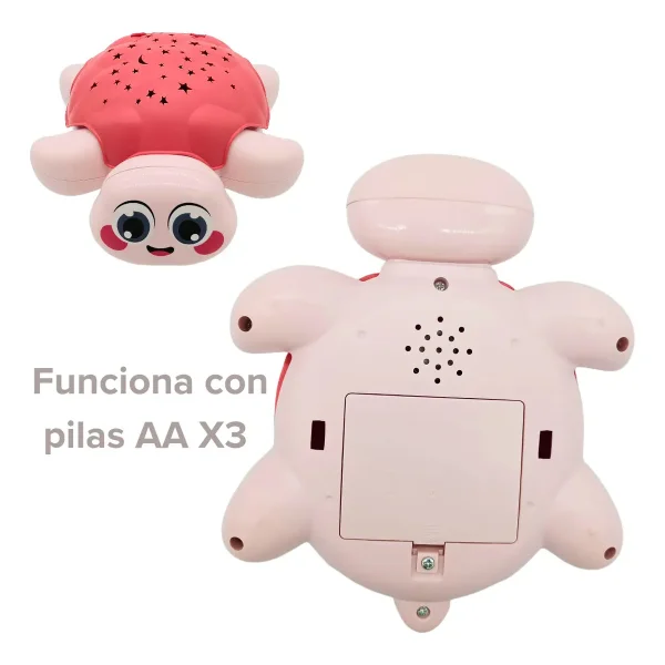 Proyector Tortuga Infantil Musical Luz Sonido Juguete