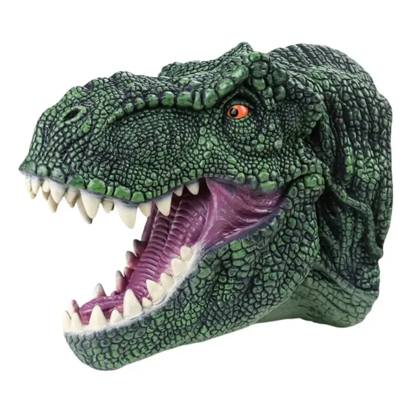 Marioneta De Mano Dinosaurio T-rex Realista Goma Niños