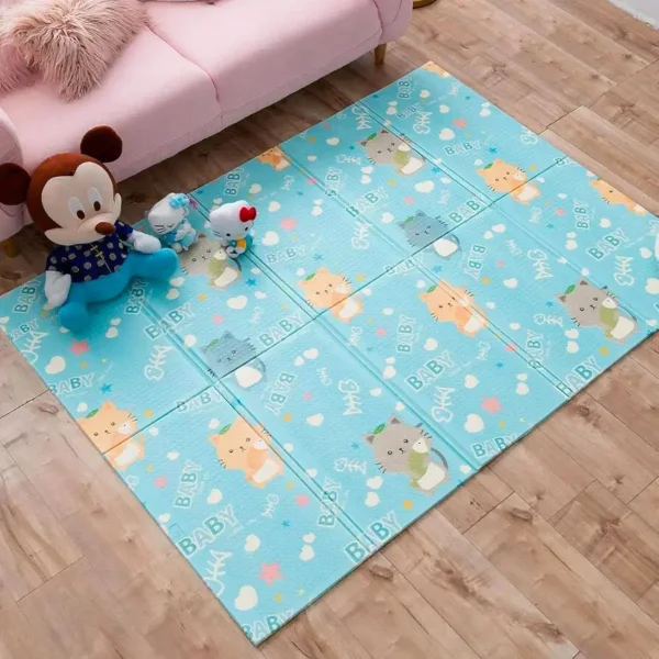 Alfombra Antigolpes Reversible Bebe Plegable 120x180cm