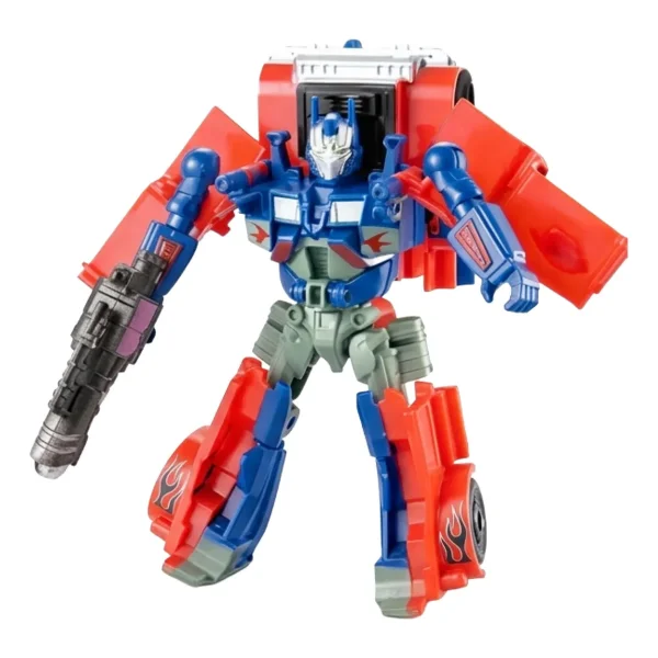 Juguete Robot Transformable Auto Camion Con Accesorios 20cm Camion Azul