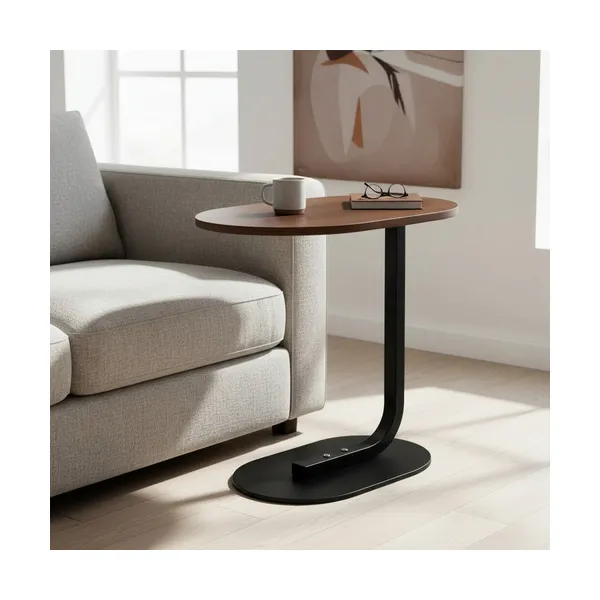 Mesa Auxiliar Arrime Moderna Apoyo Sofa Sillón Mesa 60cm