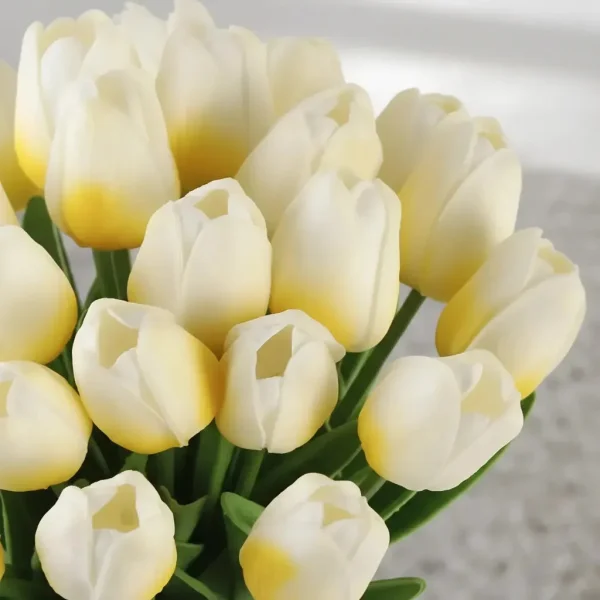 Tulipan Artificial Flores Artificiales Decoracion Ramo X20