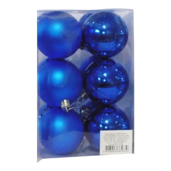 Adornos Navideños Set Bolas De Navidad 7cm X120 Unidades