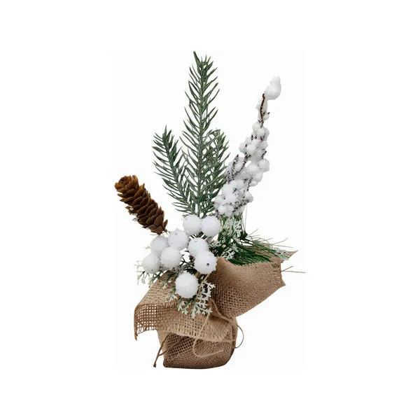 Arbol De Navidad Mini Pino Navideño De Mesa Decorado 26cm
