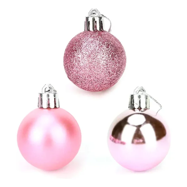 Adornos De Navidad Set Esferas Navideñas 4cm X48 Decoración