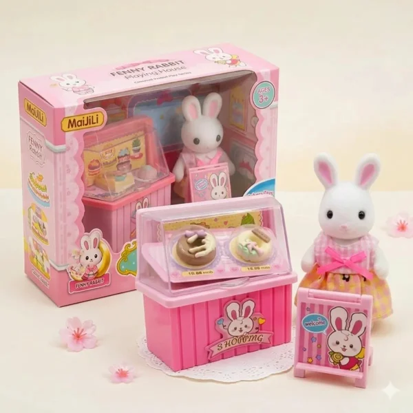 Conejita Pastelería Casa Juguete Nena Color Rosa Rosa