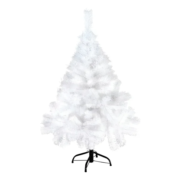 Arbol De Navidad Blanco Tronador De Lujo 1.2mts