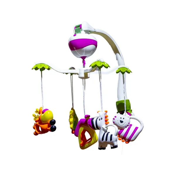 Móvil Cunero Musical Didáctico Para Bebe Cuna Practicuna