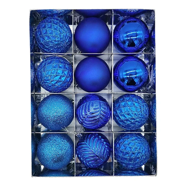 Navidad Adornos Bolas Navideñas Decoradas 6cm X24 Piezas