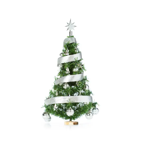 Arbolito De Navidad 80cm Con Adornos 30 Piezas Plata