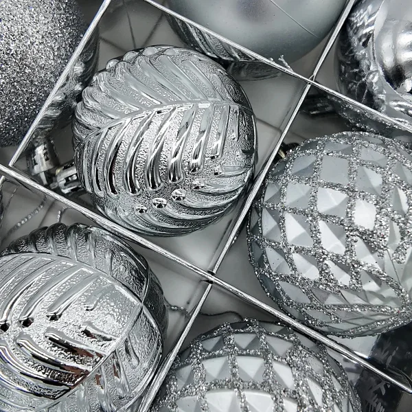 Navidad Adornos Bolas Navideñas Decoradas 6cm X24 Piezas