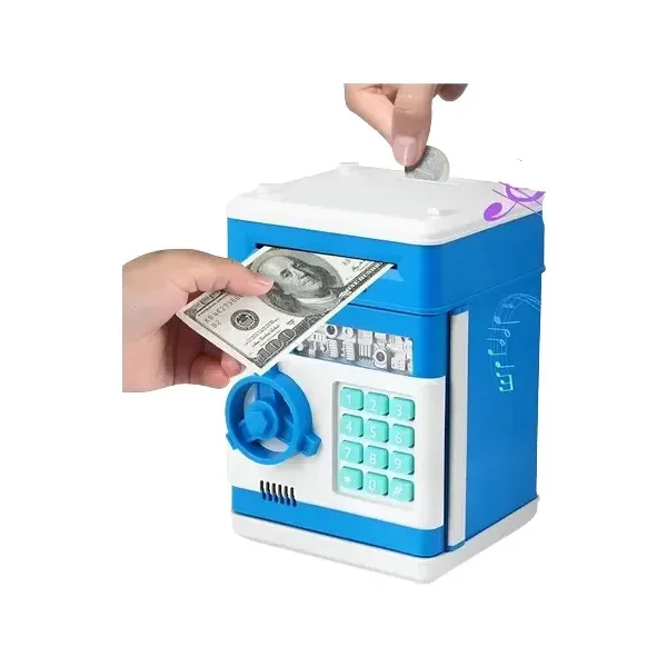 Caja Fuerte Billetes Juguete Alcancía Electrónica Infantil