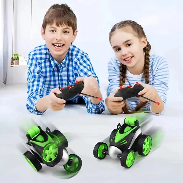Auto A Radio Control Remoto Stunt Car Giro 360° Escala 1:24