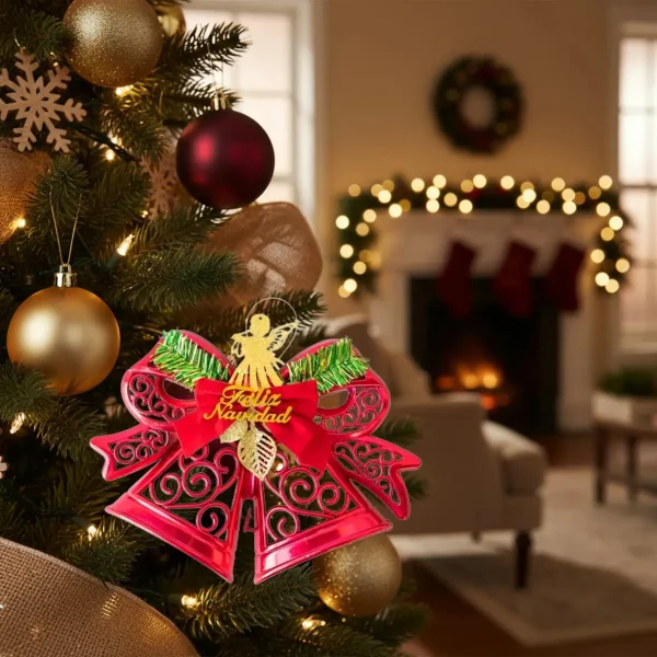 Campanas Navideñas Decoracion Navidad Adornos Para El Arbol