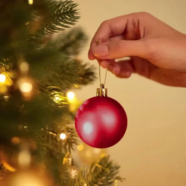 Adornos Navideños Set Bolas De Navidad 5cm X80 Unidades