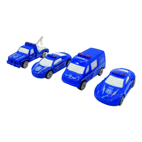 Pista De Autos Estacion De Policias Juguete Con Accesorios Azul