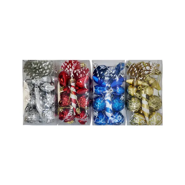 Adornos Navideños Set Decoracion 12u Surtido Navidad Bolas