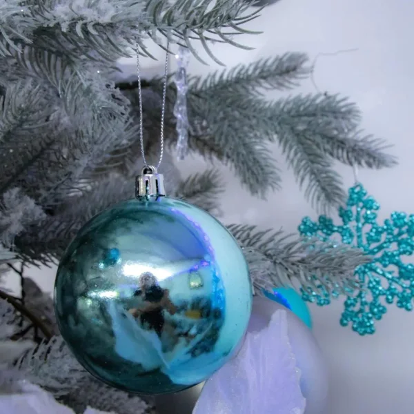 Adornos Navideños Set Bolas De Navidad 7cm X12 Unidades