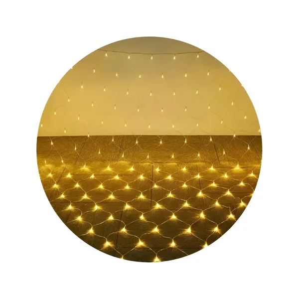 Luces Navidad Red X96 Led Luz Calida 3mts Con Enchufe Luces Cálido