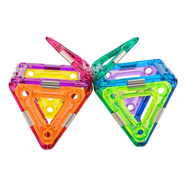 Bloques Magneticos Con Imanes Didacticos 60 Piezas