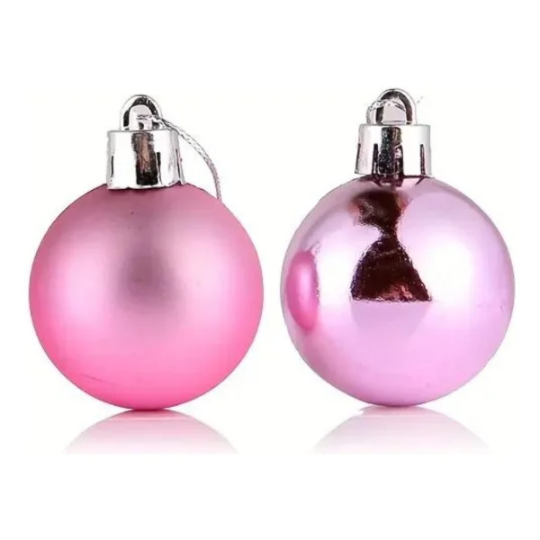 Adornos Navideños Set Bolas De Navidad 4cm X16 Unidades