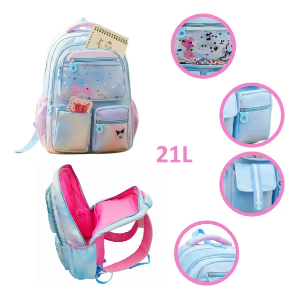 Mochila Infantil Escolar Colegio Espalda Para Niñas Niños