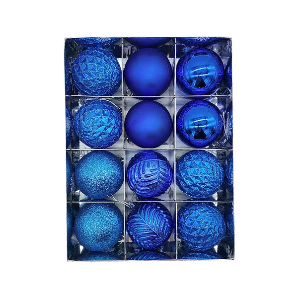 Navidad Adornos Bolas Navideñas Decoradas 6cm X12 Piezas