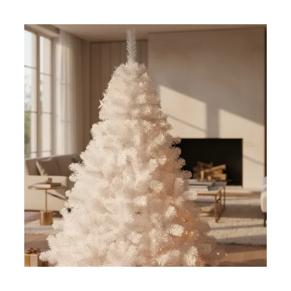 Arbol Navidad Extra Lujo Patagonia Blanco 1,30mts