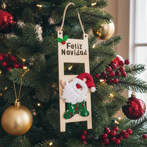 Papa Noel Colgante Adornos Decoracion Navideña