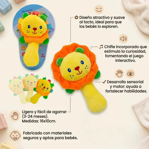 Juguetes Para Bebes Bundle X3 Sonajeros Didacticos Sensorial Multicolor