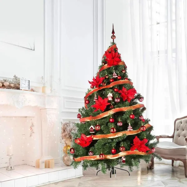 Arbol de Navidad Montañes Deluxe 1.80mts Con Adornos Kit X60