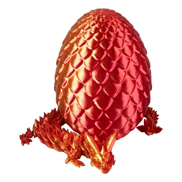 Huevo Sorpresa Dragón Articulado Juguete Niños Colección 3d