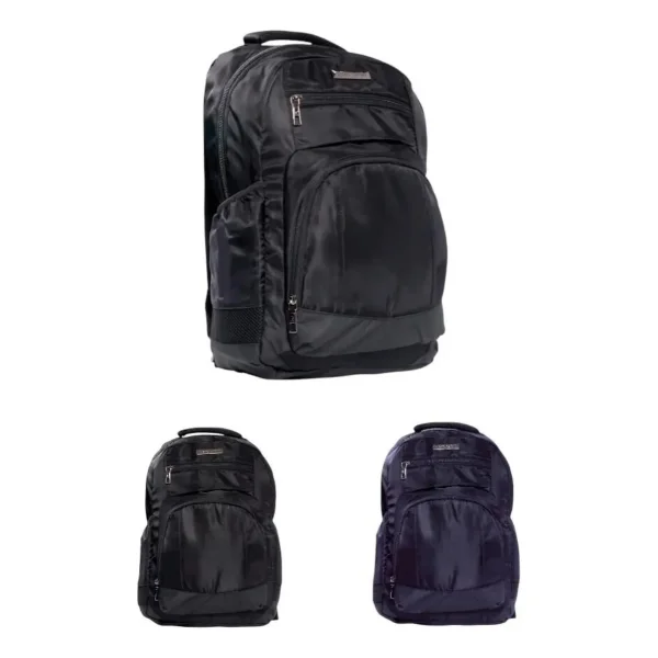 Mochila Negra Economica Urbana Escolar Oficina 20 Litros