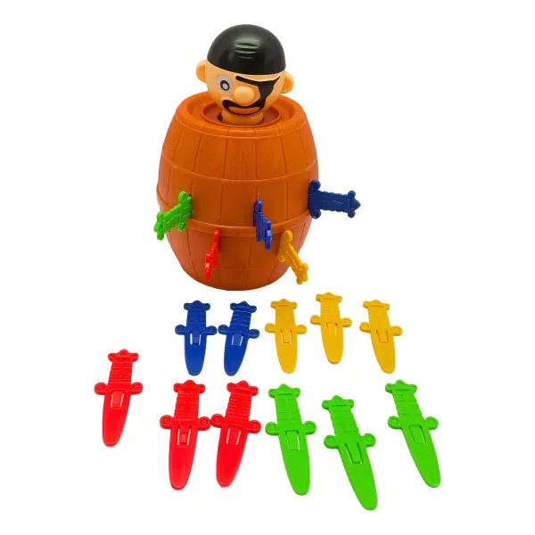 Juego De Mesa Barril Pirata Saltarin Plastico